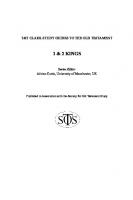 1 & 2 Kings: An Introduction and Study Guide: History and Story in Ancient Israel (T&T Clark’s Study Guides to the Old Testament)
 9780567670854, 9780567670861, 9780567670878, 0567670856