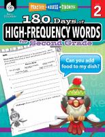 180 Days of High-Frequency Words for Second Grade: Practice, Assess, Diagnose [1 ed.]
 9781425896683, 9781425816353