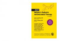 2021 Nelson's Pediatric Antimicrobial Therapy [27 ed.]
 9781610023184, 9781610023191, 9781610024440, 9781610024457, 9781610023528, 1610023528, 1610024443