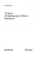 70 Years of Opening-up in China’s Education
 9789811935213, 9811935211