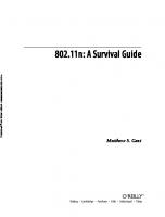 802.11n  A Survival Guide
 1449312047