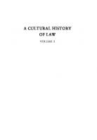 A Cultural History of Law in the Middle Ages
 1474212530, 9781474212533