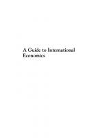 A Guide to International Economics
 1631574396, 9781631574399