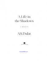 A Life in the Shadows: A Memoir
 9356295964, 9789356295964