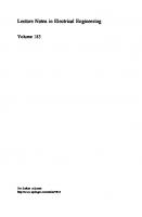 A Practical Design of Lumped, Semi-lumped & Microwave Cavity Filters (Lecture Notes in Electrical Engineering, 183) [2013 ed.]
 3642328601, 9783642328602