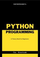 A Theory Book on Python Programming