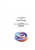 A User’s Guide to Algebraic Topology [387]
 9780792342939