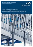 ACB® and Angelina® beams: A new generation of beams with large web openings