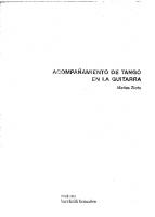 Acompañamiento de Tango en la guitarra [1 ed.]