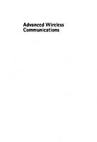 Advanced wireless communications: 4G technologies [1 ed.]
 9780470867761, 0470867760