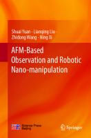 AFM-Based Observation and Robotic Nano-manipulation [1st ed. 2020]
 9811505071, 9789811505072