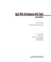 Agile Web Development with Rails: A Pragmatic Guide [Second Edition]
 0977616630, 9780977616633