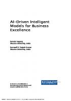 AI-Driven Intelligent Models for Business Excellence
 2022015764, 2022015765, 9781668442463, 9781668442470, 9781668442487, 9781668449509, 9781799890164, 9781799886976, 9781799850465, 9781799847991, 9781799869856