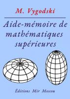 Aide-mémoire de mathématiques supérieures