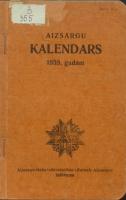 Aizsargu kalendars 1939. gadam