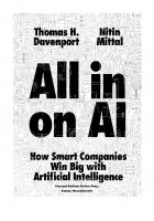 All-in On AI: How Smart Companies Win Big with Artificial Intelligence
 9781647824693, 9781647824709
