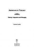 Americans in Tuscany: Charity, Compassion, and Belonging
 9781782383703