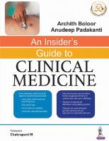 An Insiders Guide to Clinical Medicine [1 ed.]
 9389587875, 9789389587876
