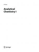 Analytical Chemistry I
 9783662663356