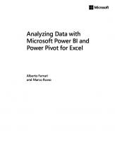 Analyzing Data with Power BI and Power Pivot for Excel
 9781509302765