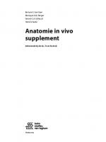 Anatomie in vivo supplement behorende bij de 6e, 7e en 8e druk [1st edition 2019]
 9789036823821, 9789036823814, 903682382X