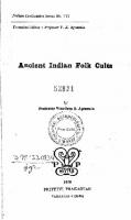 Ancient Indian Folk Cults [7]