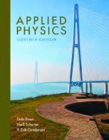 Applied Physics, 11th Edition [11 ed.]
 9780134159386, 0134159381, 2015021209