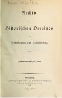 Archiv des Historischen Vereins von Unterfranken und Aschaffenburg [36]