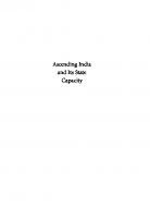 Ascending India and its state capacity: extraction, violence, and legitimacy
 9780300215922, 0300215924
