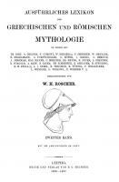 Ausführliches Lexikon der griechischen und römischen Mythologie 2.1 :  Iache–Kyzikos