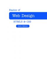 Basics of Web Designs HTMLL & CSS [6 ed.]
 0137313217, 9780137313211, 0137313268, 9780137313266