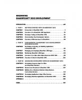 Beginning SharePoint 2013 Development [1 ed.]
 1118495845, 978-1-118-49584-1, 978-1-118-49586-5, 978-1-118-65477-4, 978-1-118-65487-3