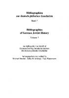 Bibliographie zur Geschichte der Juden in Schlesien II [Reprint 2018 ed.]
 9783110965476, 9783598116728