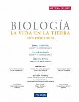 Biología, la vida en la tierra con fisiología, 9na Edición