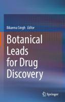 Botanical Leads for Drug Discovery
 9789811559167, 9789811559174