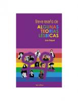 breve reseña de algunas teorías lésbicas