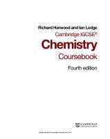Cambridge IGCSE Chemistry Coursebook with CD-ROM
 9781107615038, 1107615038