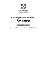 Cambridge Lower Secondary Science Learner's Book 9 with Digital Access (1 Year) [2 ed.]
 1108742866, 9781108742863