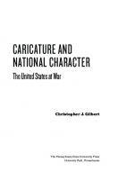Caricature and National Character: The United States at War
 9780271089928