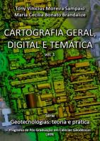 Cartografia geral, digital e temática