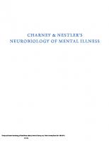 Charney & Nestler's Neurobiology of Mental Illness [5 ed.]
 019068142X, 9780190681425