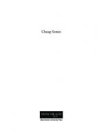 Cheap Street: London’s street markets and the cultures of informality, c.1850–1939
 9781526131706