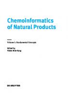 Chemoinformatics of Natural Products - Volume 1: Fundamental Concepts
 9783110579352, 9783110579338