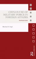 China's Use of Military Force in Foreign Affairs: The Dragon Strikes
 1138693839, 9781138693838