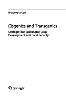 Cisgenics and Transgenics: Strategies for Sustainable Crop Development and Food Security
 9811921180, 9789811921186
