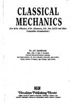 Classical Mechanics
 9861046007