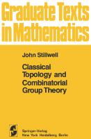 Classical Topology and Combinatorial Group Theory
 9781468401103, 1468401106