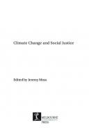 Climate Change and Social Justice
 0522856667, 9780522856668, 9780522856675