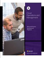 Cloud Operations Playbook 012519