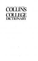 Collins College Dictionary (English)
 0004709012, 9780004709017